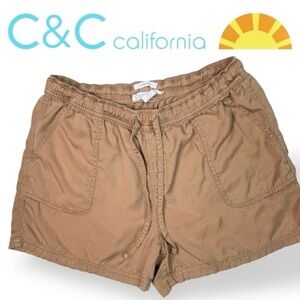 C&C California Tan Shorts Size Medium, Neutral Summer Shorts
